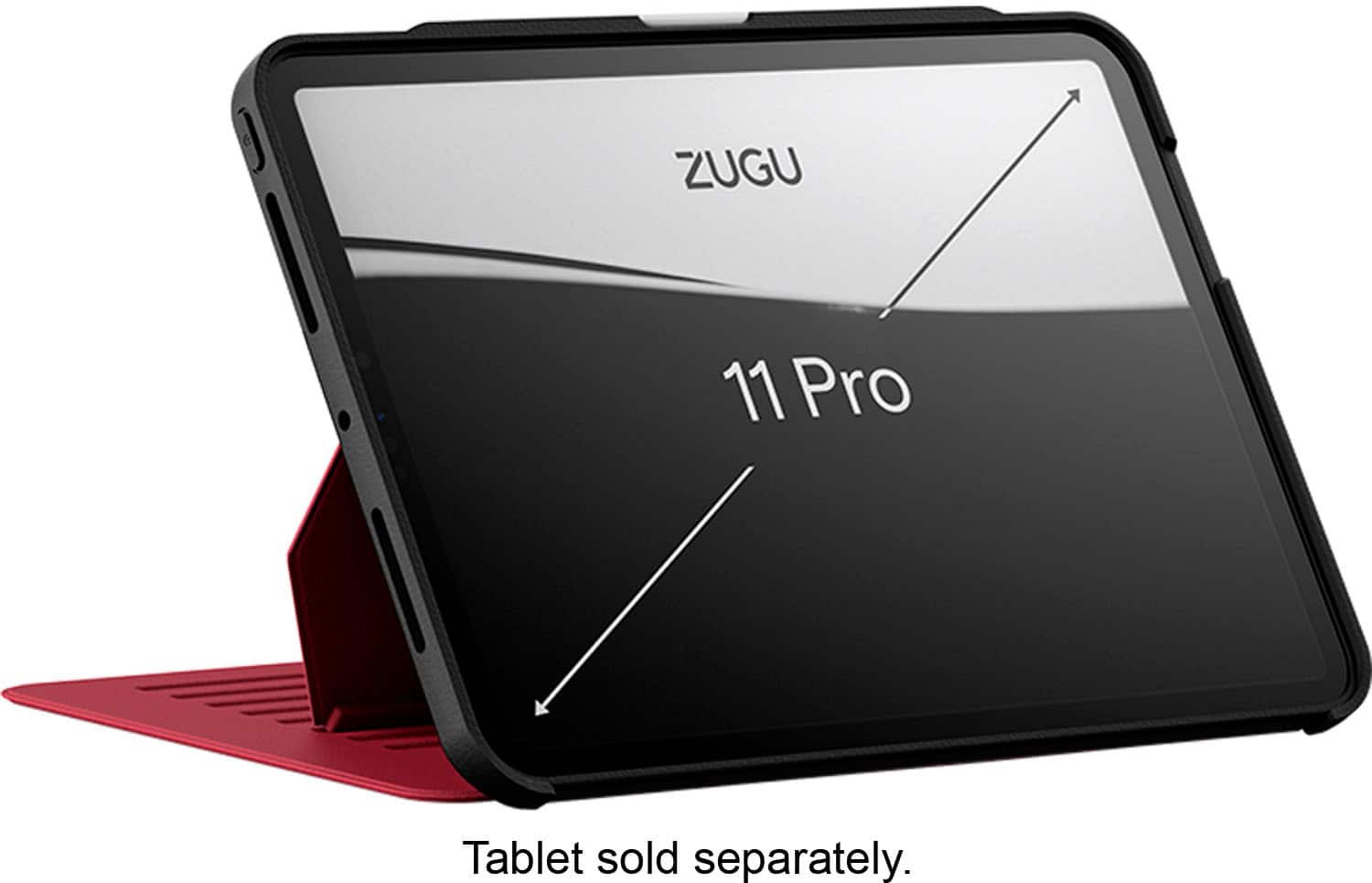 The text on the image reads: "ZUGU 11 Pro Tablet sold separately."