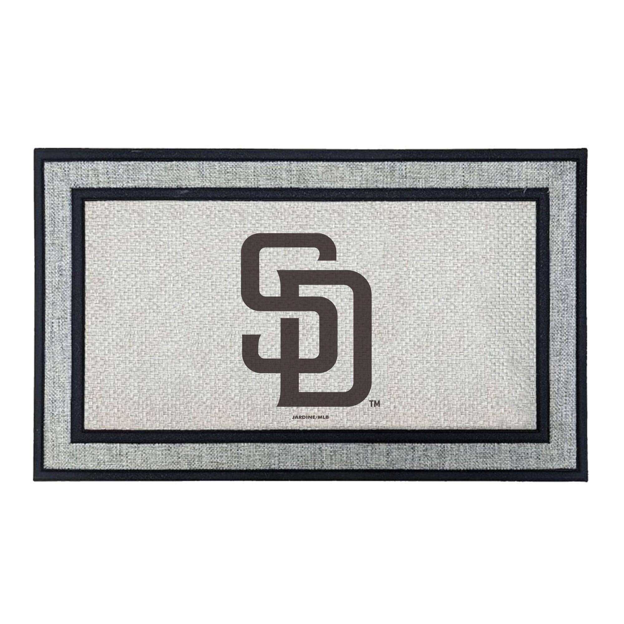Front. Jardine - San Diego Padres 18" x 30" Indoor/Outdoor Logo Doormat - Multicolor.