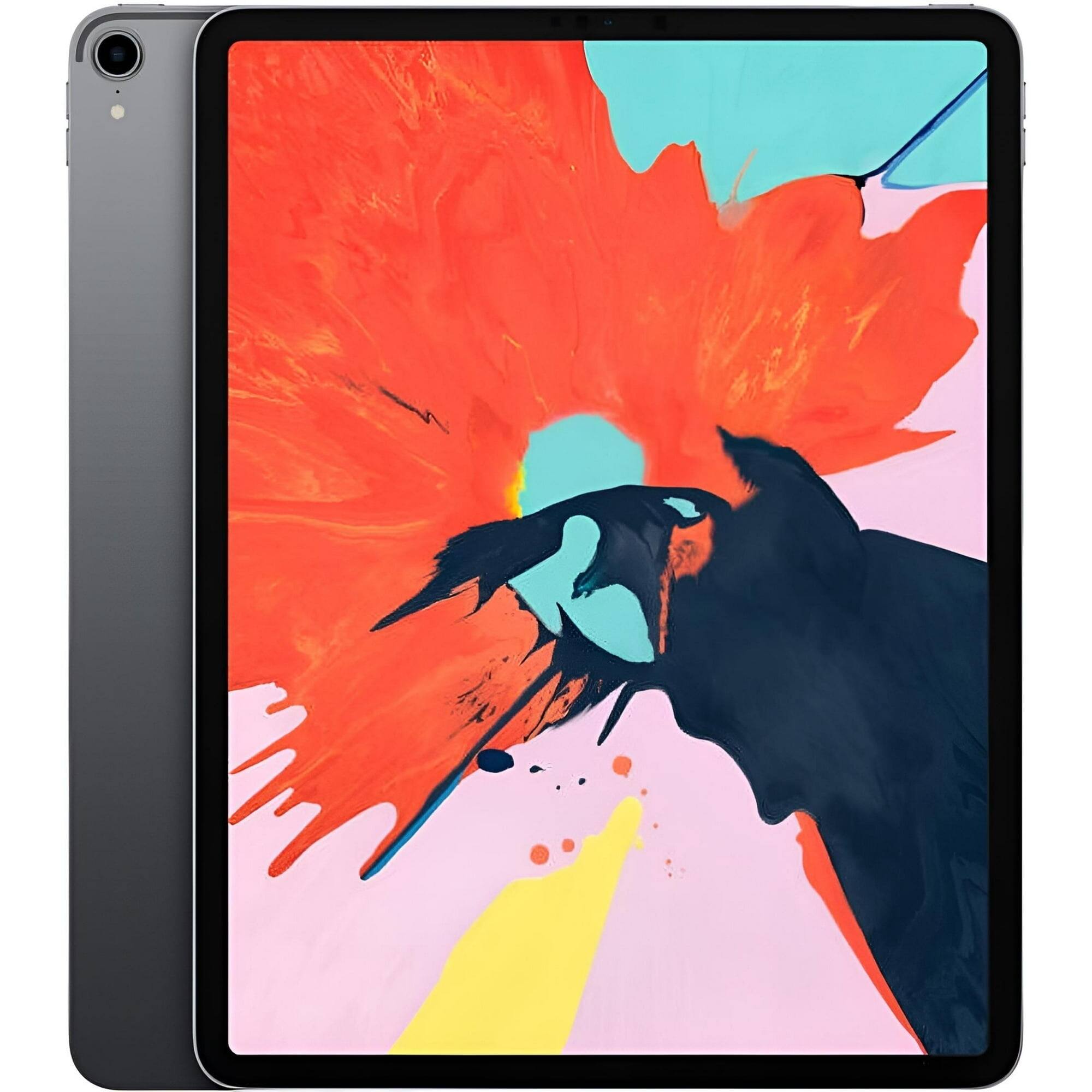 Front. Apple - iPad Pro 12.9-inch (Wi-Fi) 256GB (3rd Gen) - Space Gray.