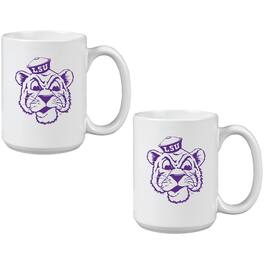 Indigo Falls - LSU Tigers Two Pack 15oz. Vault Sketch Ceramic Mug Set - Multicolor