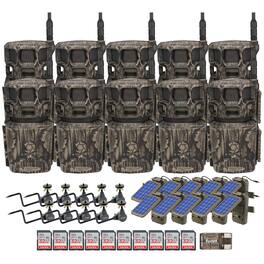 Stealth Cam - Revolver Pro 2.0 360-Degree 1440p 40MP Brown Cellular Camera Bundle