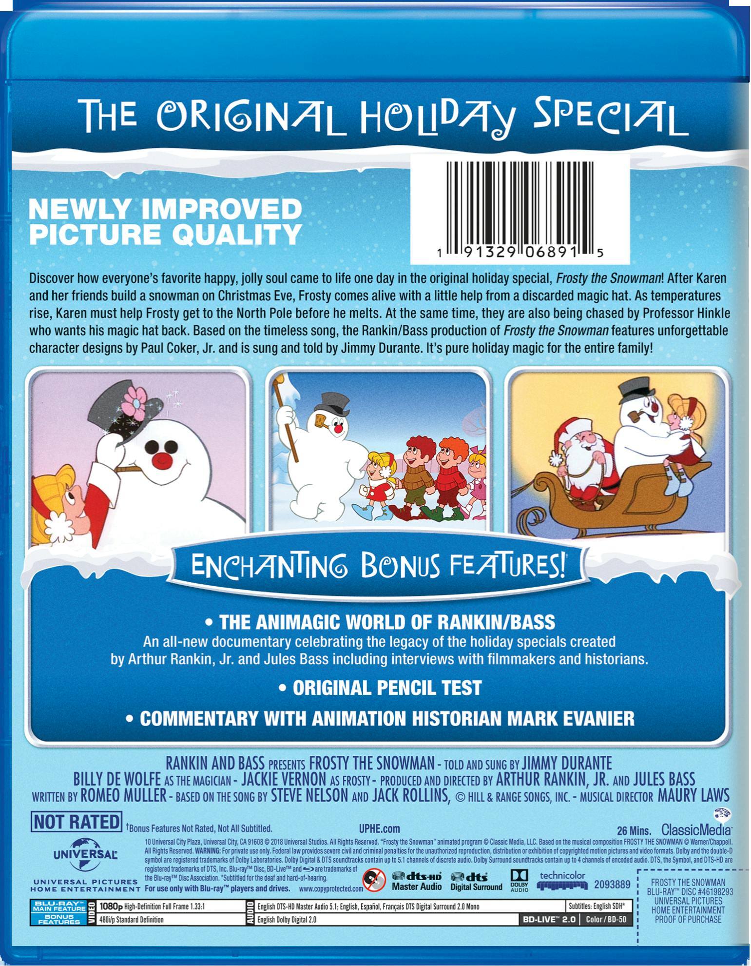 Angle. Frosty the Snowman (Deluxe Edition) [Blu-ray].