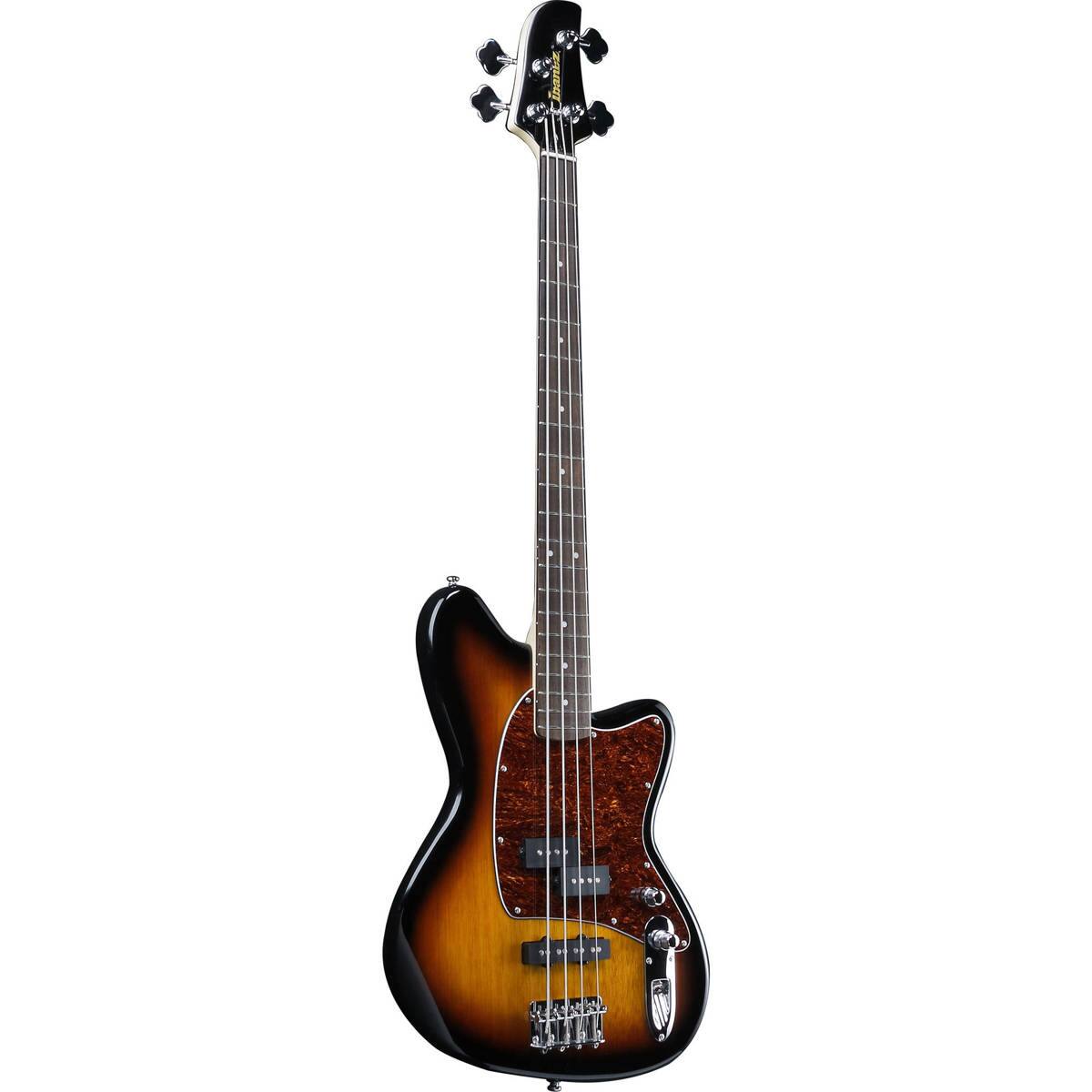 Alt View 1. Ibanez - Ibanez Talman Series TMB100 Electric Bass Guitar, Rosewood Fretboard, Tri Fade Burst.