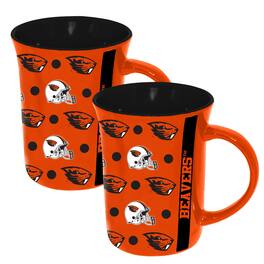 The Memory Company - Oregon State Beavers 2-Pack 15oz. Line Up Ceramic Mugs - Multicolor