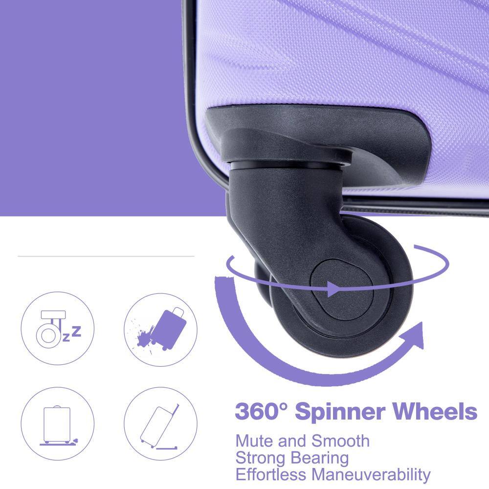 360° Spinner Wheels  
Mute and Smooth  
Strong Bearing  
Effortless Maneuverability