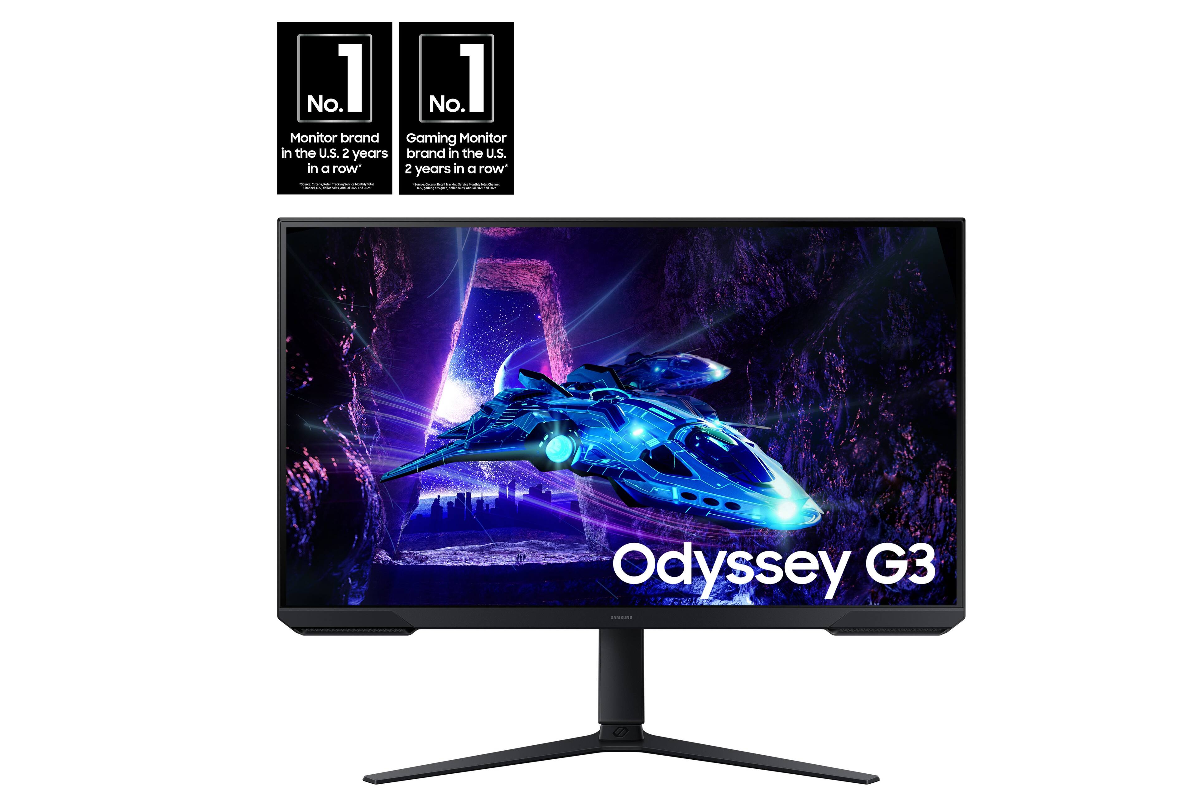 No. 1 Monitor brand in the U.S. for 2 years in a row. Odyssey G3.