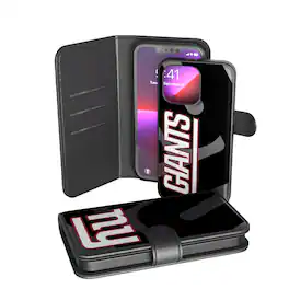 Keyscaper - NFL - New York Giants iPhone Wallet Case - 14 - Multicolor