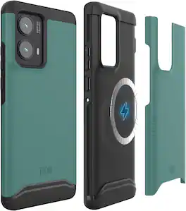 TUDIA - Merge for Motorola Edge 2024 Case 5G Magsafe Compatible Cover - Hunter Green