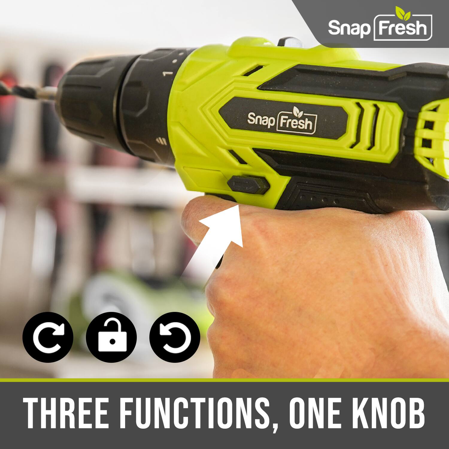 Snap Fresh  
Snap Fresh  
THREE FUNCTIONS, ONE KNOB