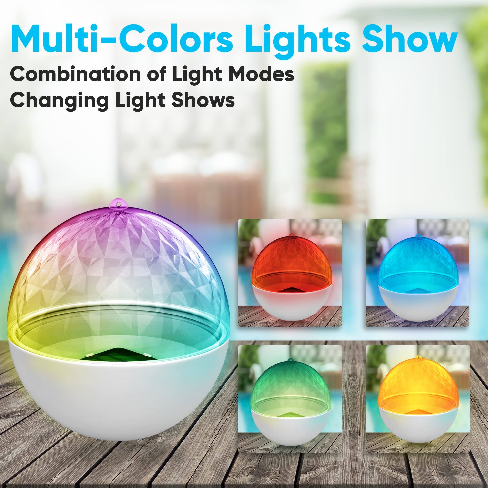 Multi-Colors Lights Show  
Combination of Light Modes  
Changing Light Shows