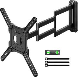 FINEAK - 37 Inch Long Extension TV Mount for Most 23-65 Inch TVs - Black