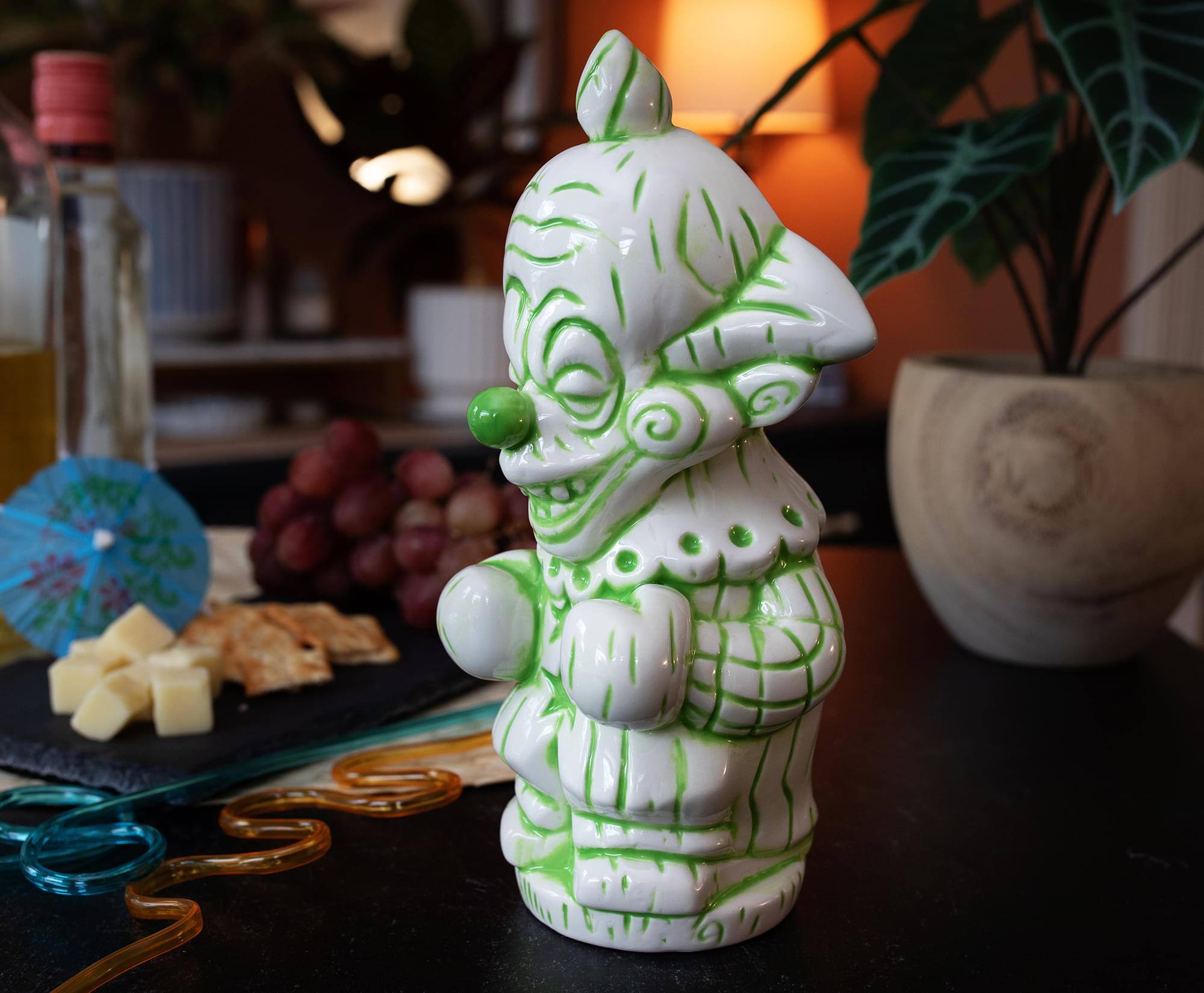 Alt View 3. Toynk - Geeki Tikis Killer Klowns From Outer Space Shorty Ceramic Mug | Holds 10 Ounces - Green.