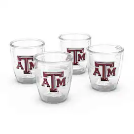 Tervis - Texas A&M Aggies 4-Pack 12oz. Emblem Tumbler Set - Multicolor