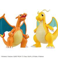 Angle. Bandai - Bandai Hobby - Pokemon - Pokemon Select Series 43 Charizard & Dragonite Model Kit Set.