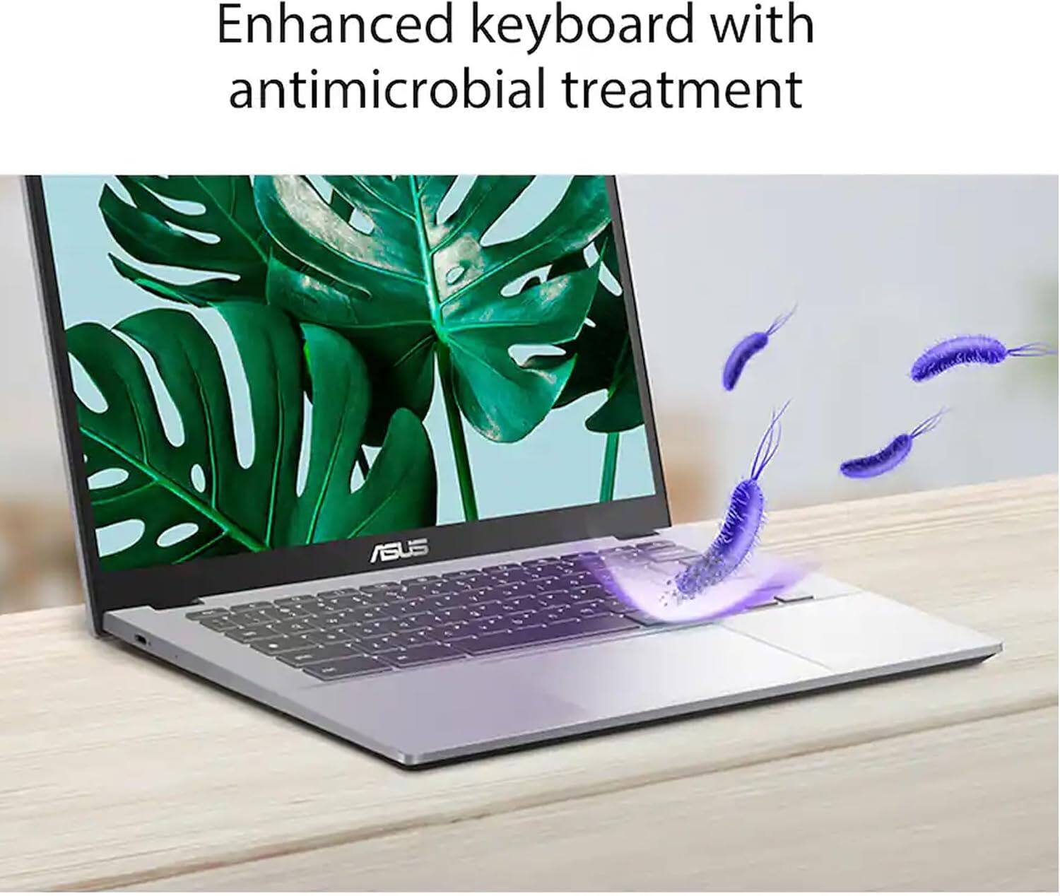 Enhanced keyboard with antimicrobial treatment ASUS