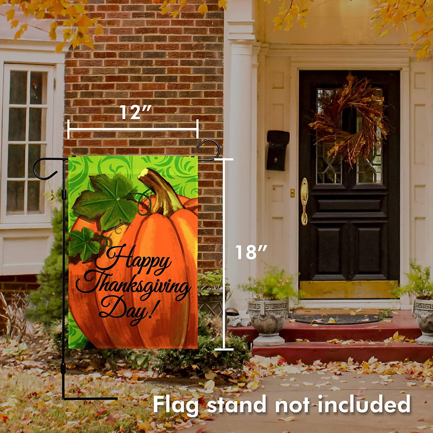G128 Home Decorative Thanksgiving Garden Flag 