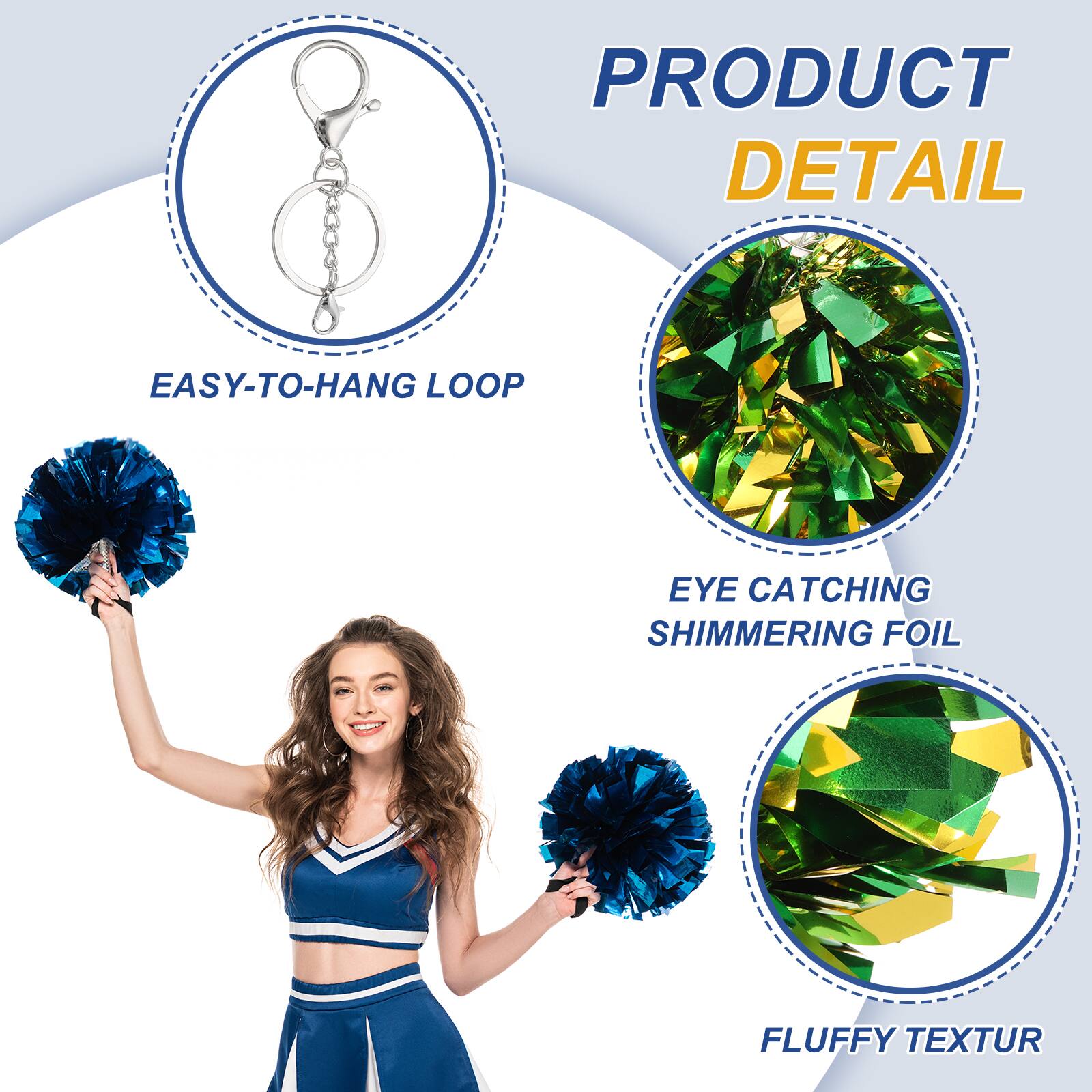 PRODUCT DETAIL

EASY-TO-HANG LOOP

EYE CATCHING SHIMMERING FOIL

FLUFFY TEXTURE