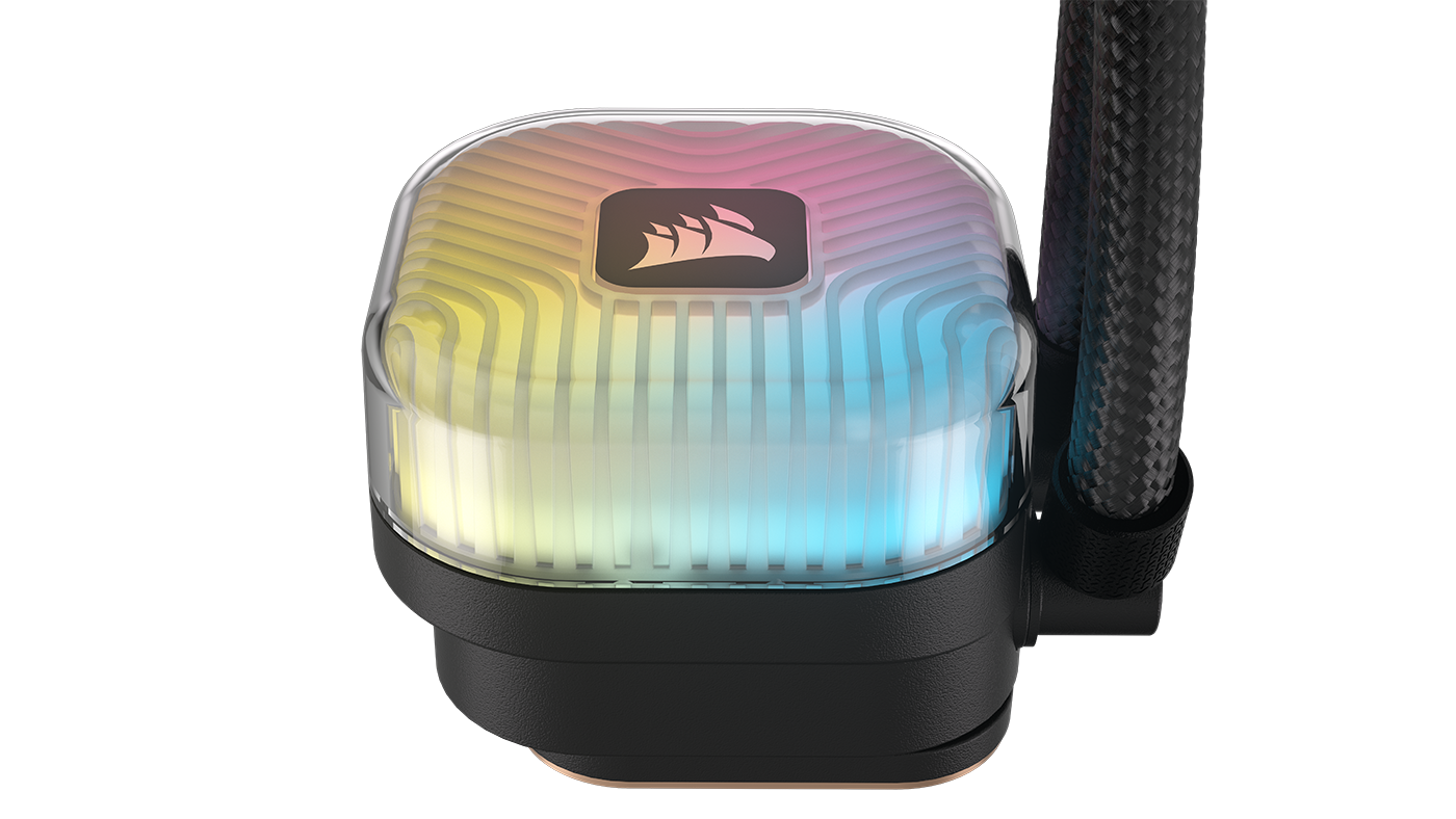 Alt View 9. CORSAIR - iCUE LINK TITAN II 360 RX RGB Liquid CPU Cooler - Black.