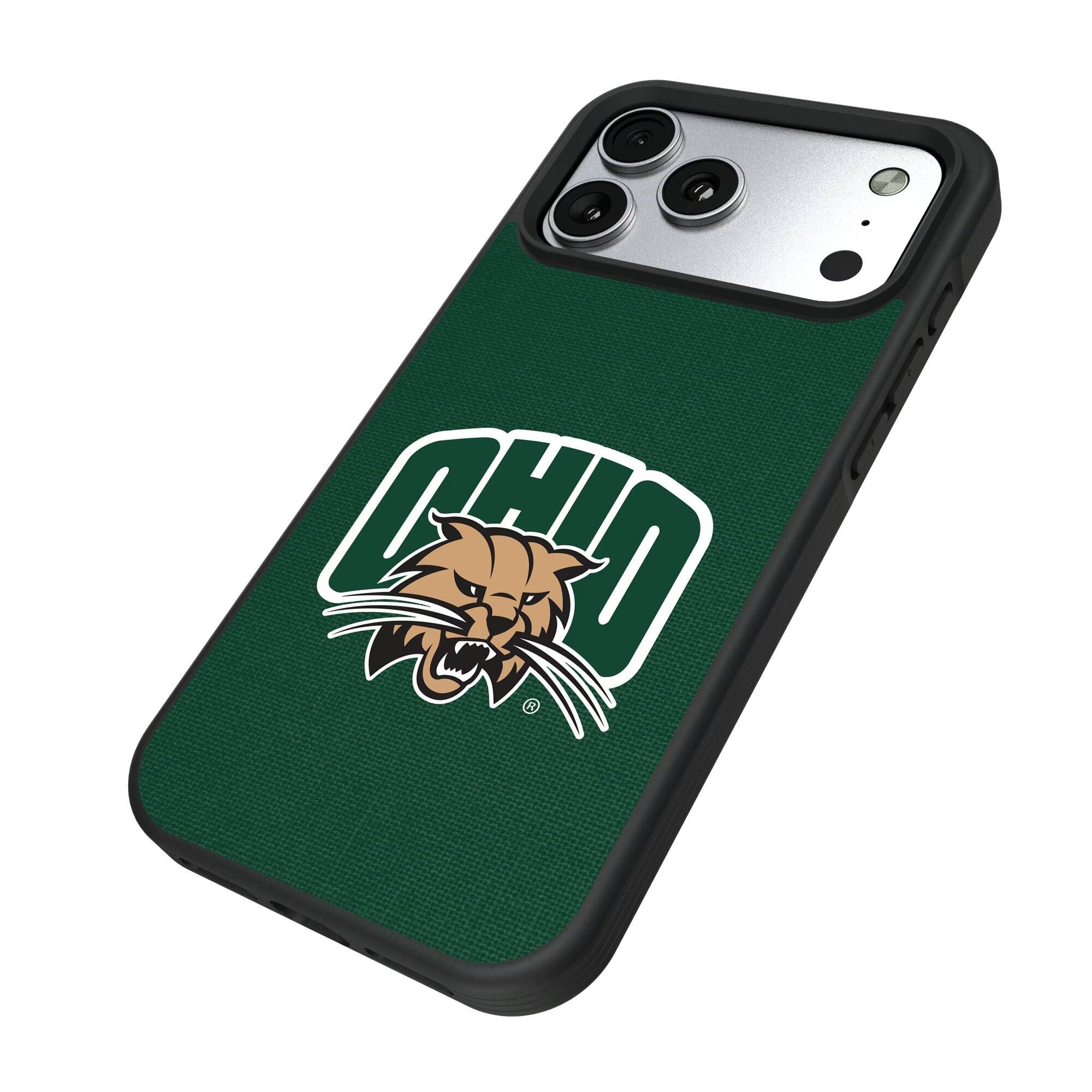 Alt View 1. Keyscaper - Ohio Bobcats iPhone Bump Case - 13 mini - Multicolor.