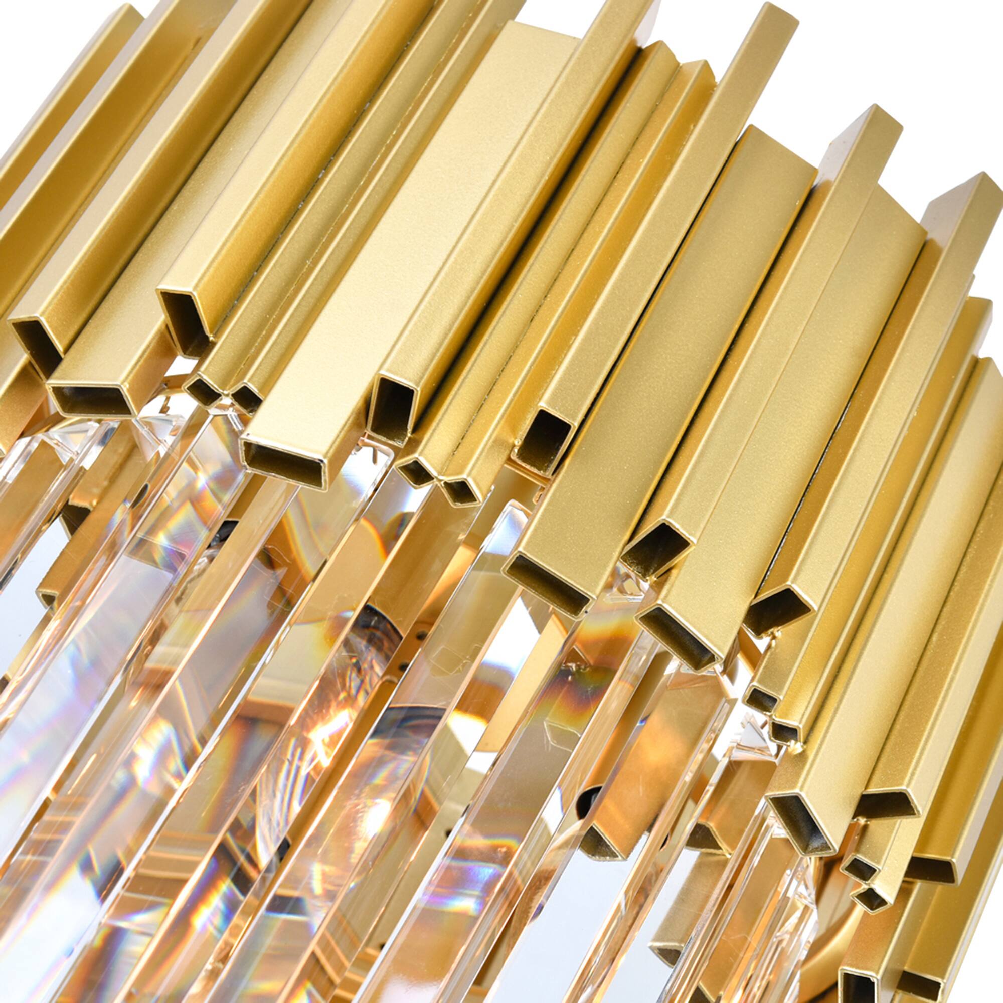 Angle. CWI Lighting - Deco 4 Light Down Mini Chandelier With Medallion Gold Finish - Medallion Gold.