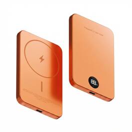 ReelCharge - ReelSafe 5,000 mAh Qi2 Power Bank (Orange)