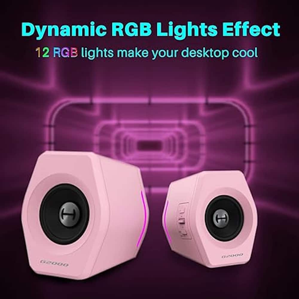 Dynamic RGB Lights Effect: 12 RGB lights make your desktop cool.