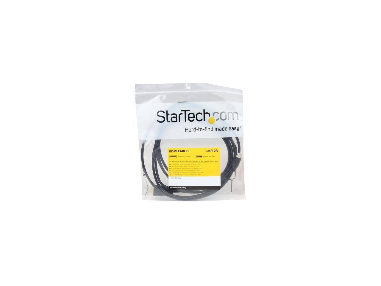 StarTech.com  
Hard-to-find made easy  
HDMI CABLES  
3m/10ft