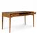 Left. Simpli Home - Harper SOLID HARDWOOD Mid Century Modern 60 inch Wide Desk in Light Golden Brown - Light Golden Brown.