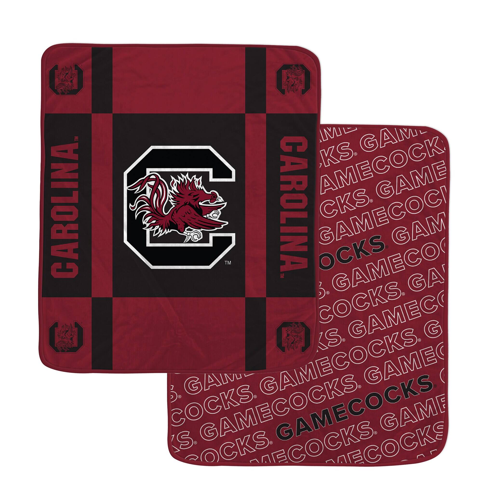 "Pegasus - South Carolina Gamecocks 60"" x 70"" Reverse Block Wordmark Double-Sided Ultra Cozy Blanket - Multicolor" price history on PriceWatchPro