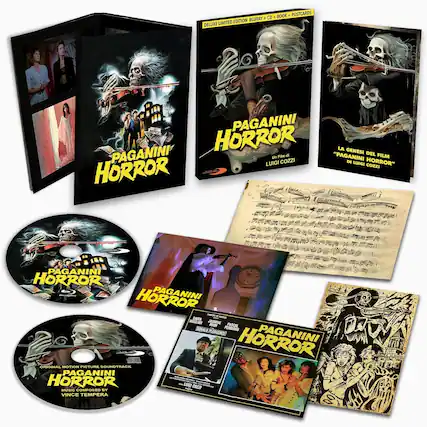 Front. Paganini Horror (35th Anniversary Special Restored Edition) - Deluxe Boxset with CD - BLU-RAY.