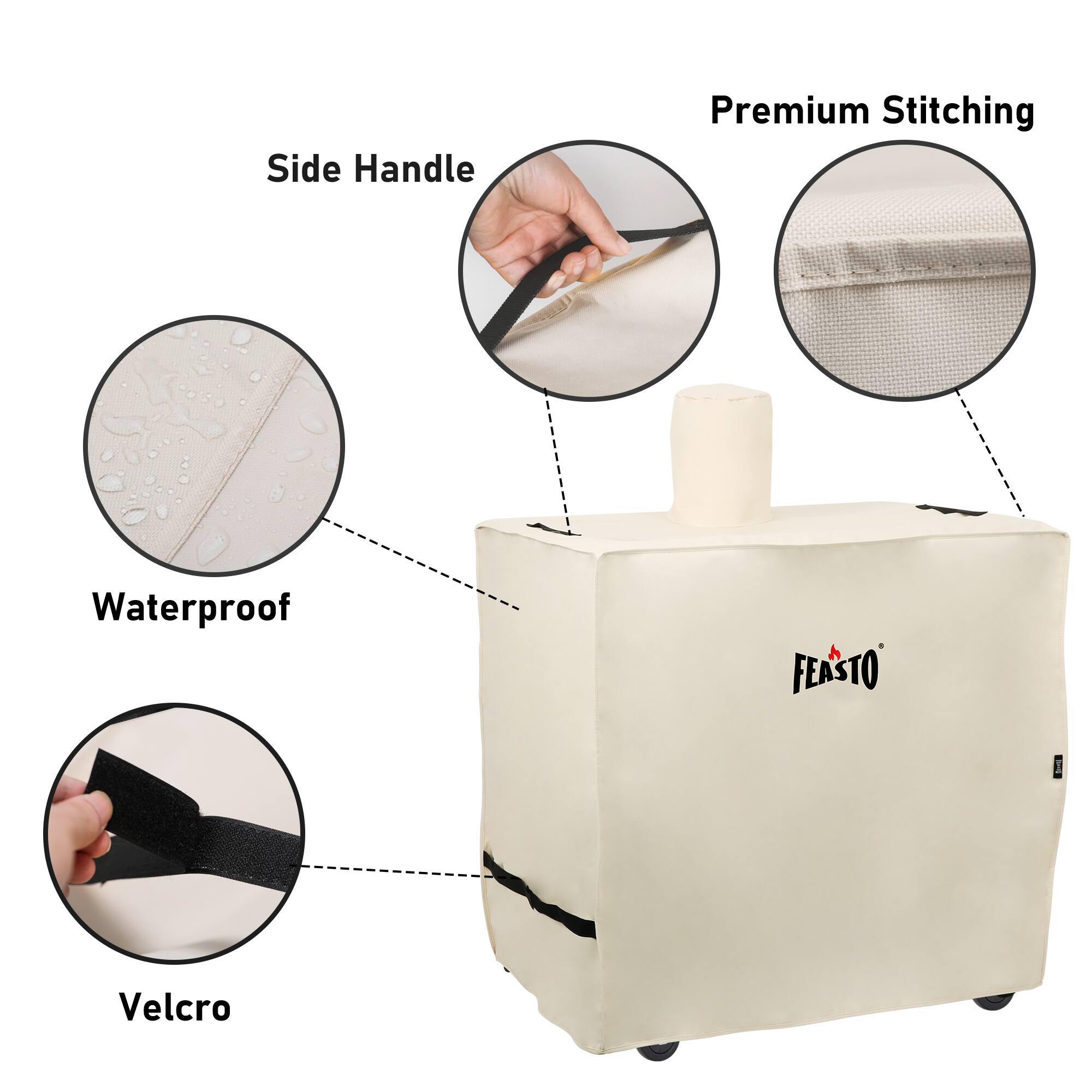 - Side Handle
- Premium Stitching
- Waterproof
- Velcro