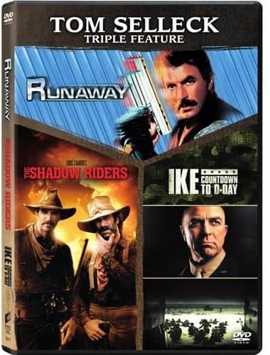 Tom Selleck Triple Feature (Runaway / The Shadow Riders / Ike: Countdown to D-Day)  - DVD
