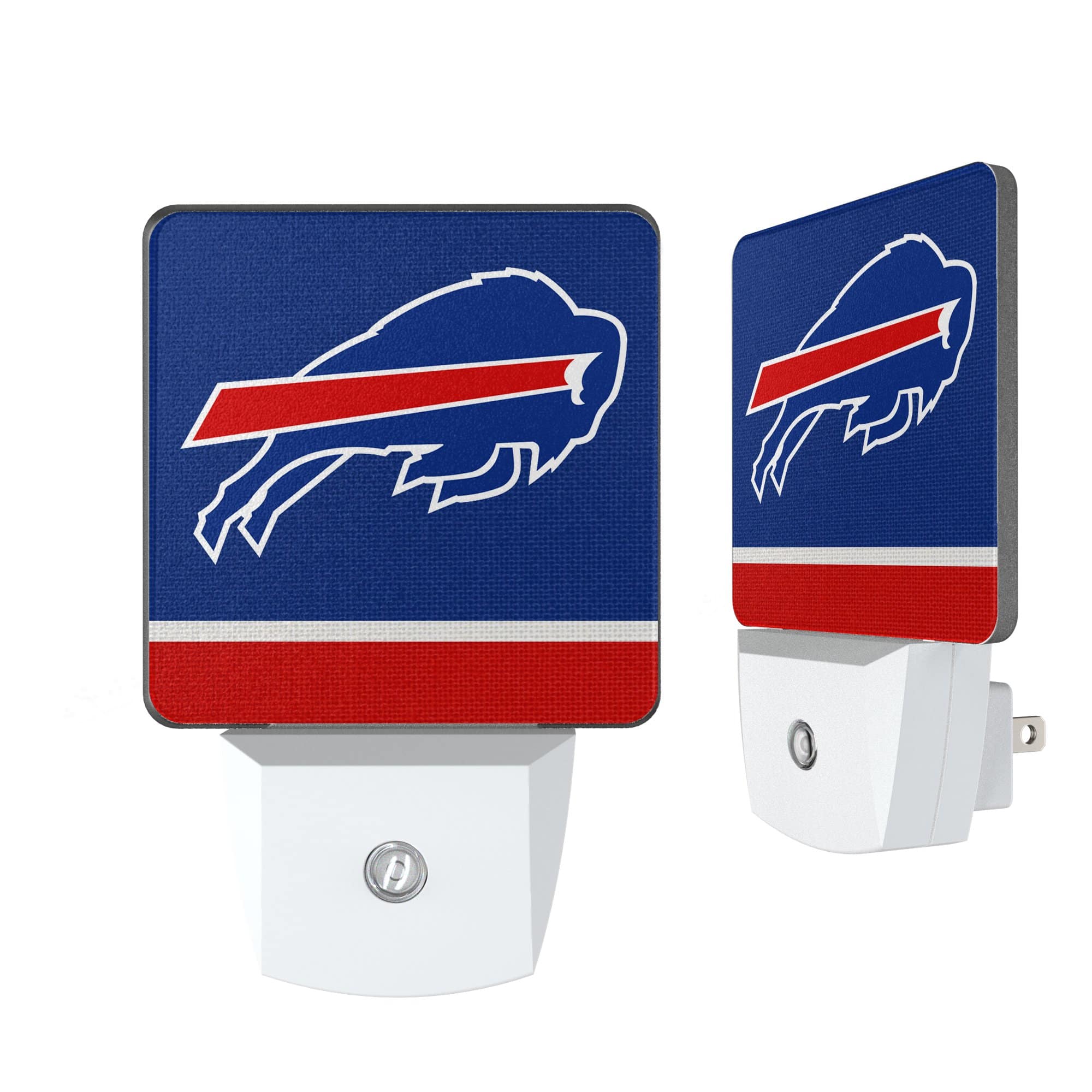 Keyscaper - Buffalo Bills Stripe Design Nightlight 2-Pack - Multicolor