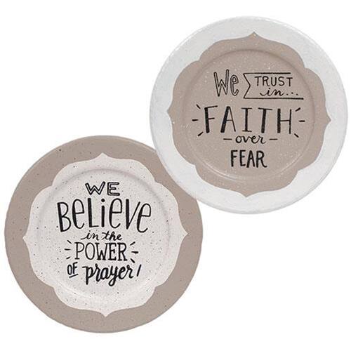 We trust in FAITH over FEAR.  
We believe in the POWER of prayer!