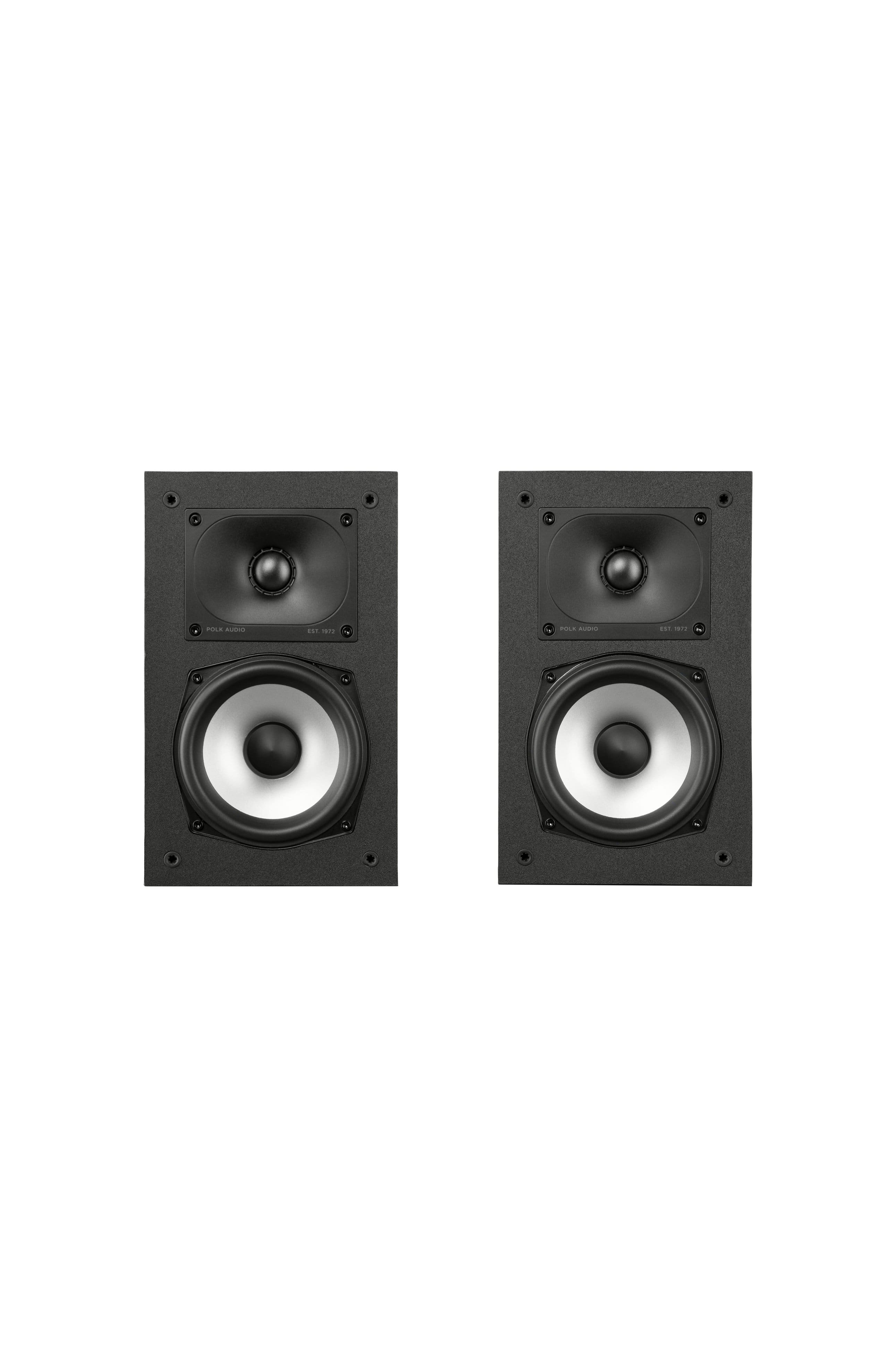 Left. Polk Audio - Monitor XT15 Bookshelf Speaker Pair - Midnight Black.
