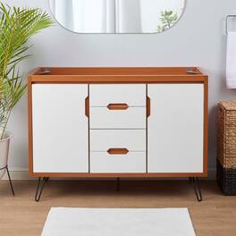 Modway - Energize Bathroom Cabinet Basin Not Included - Cherry White