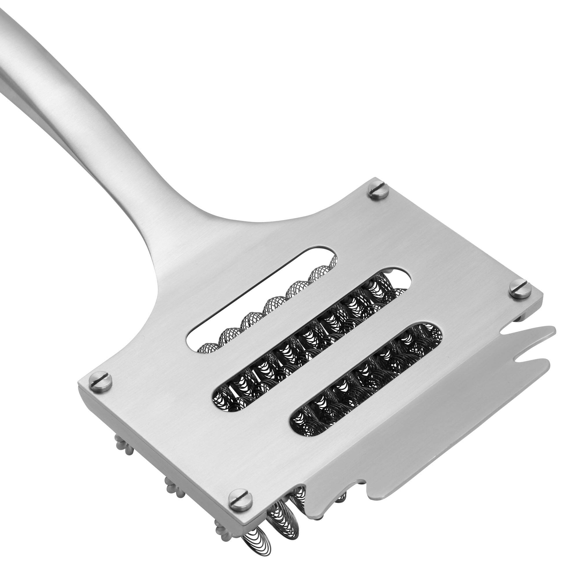 Alt View 2. ZWILLING - ZWILLING BBQ Stainless Steel Bristle Free Grill Brush - Stainless Steel.