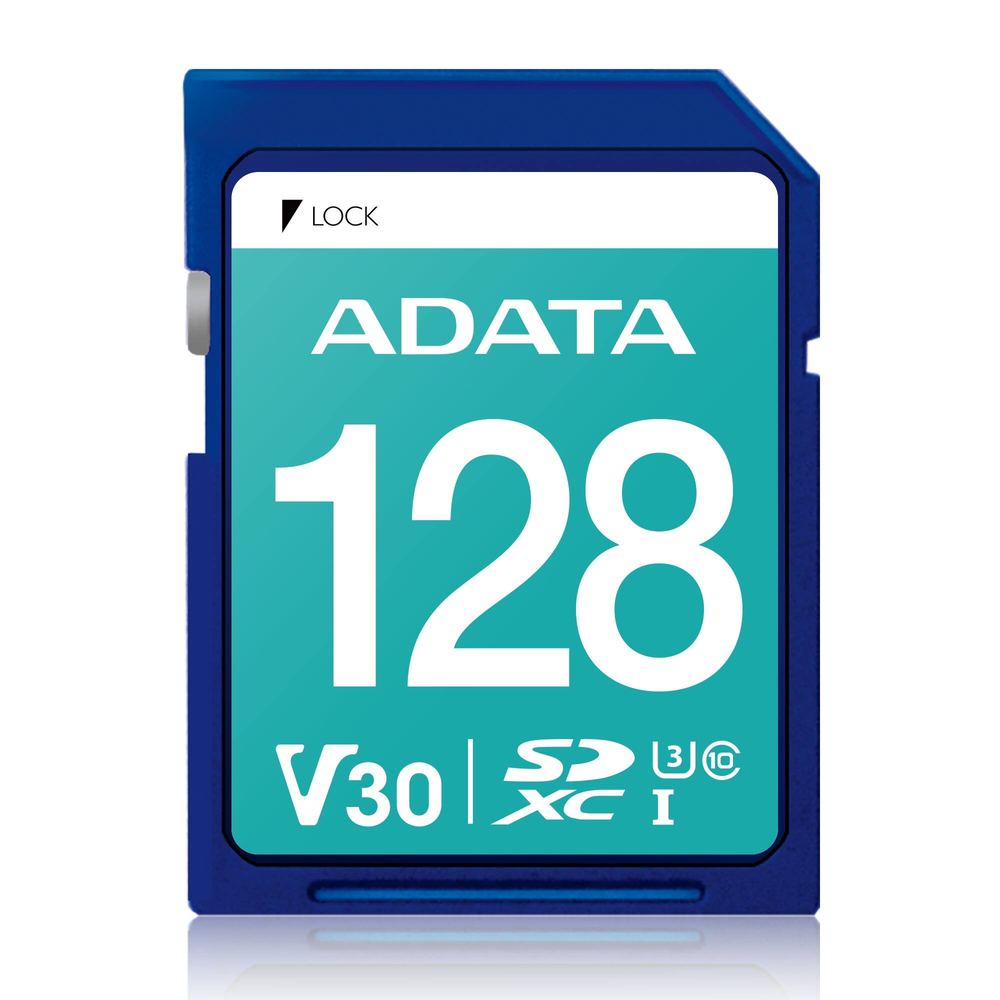 LOCK  
ADATA 128  
V30 | SDXC I