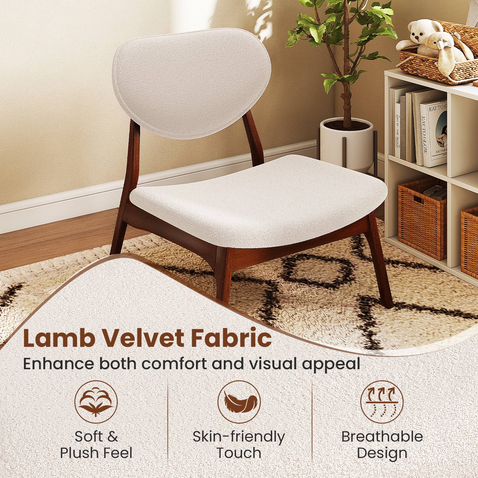 Lamb Velvet Fabric  
Enhance both comfort and visual appeal  

- Soft & Plush Feel  
- Skin-friendly Touch  
- Breathable Design