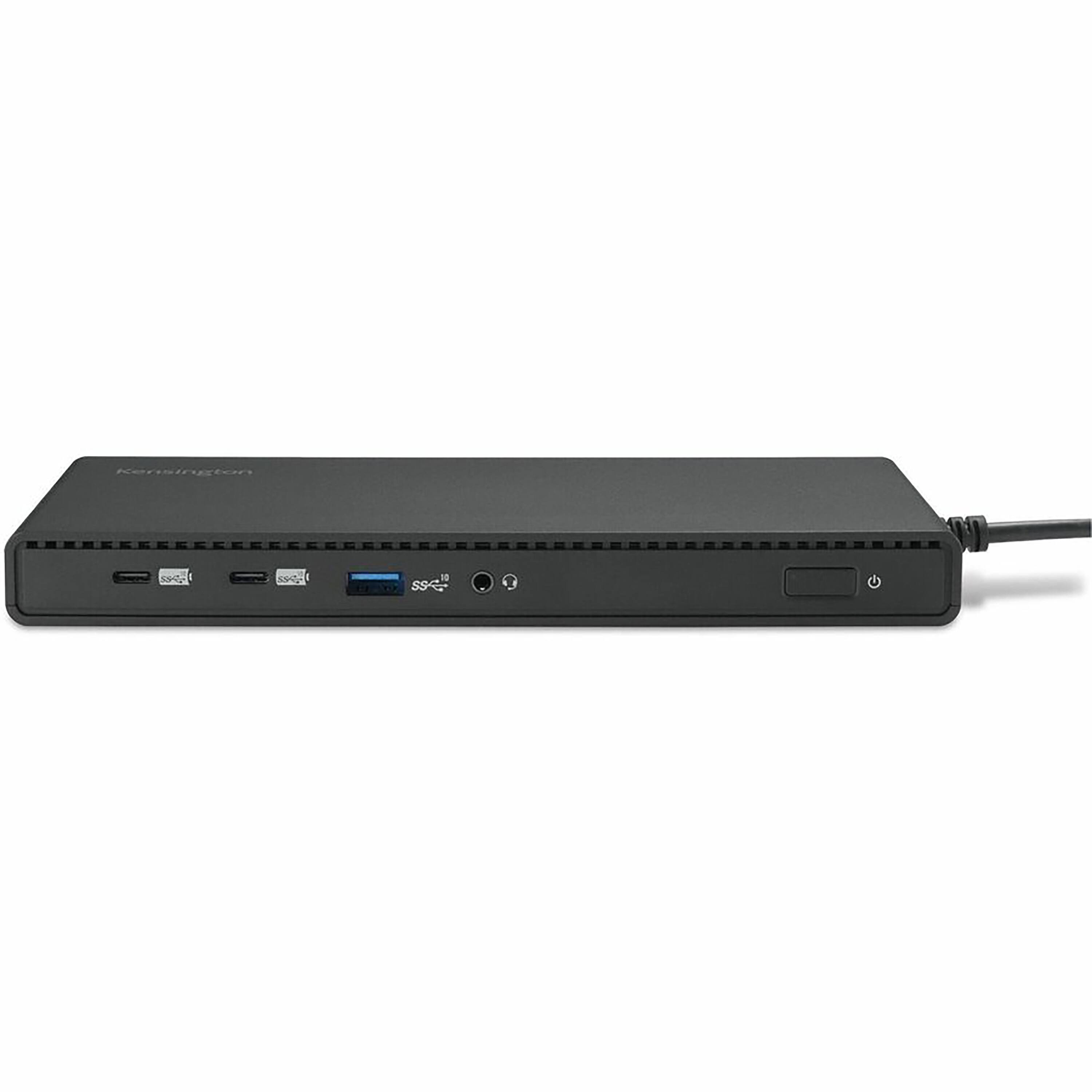 Alt View 11. Kensington - SD4842P-EQ USB-C Triple Video Driverless Docking Station - Black.