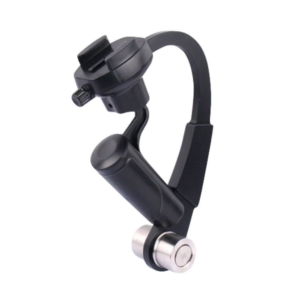 Front. Cluzine - Mini Handheld Aluminum Alloy Video Stabilizer for Camcorders & Action Cameras.