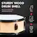 STURDY WOOD DRUM SHELL
Give your music a rich and resonant sound
Warm Tone + High-gloss Finish + Strong Build