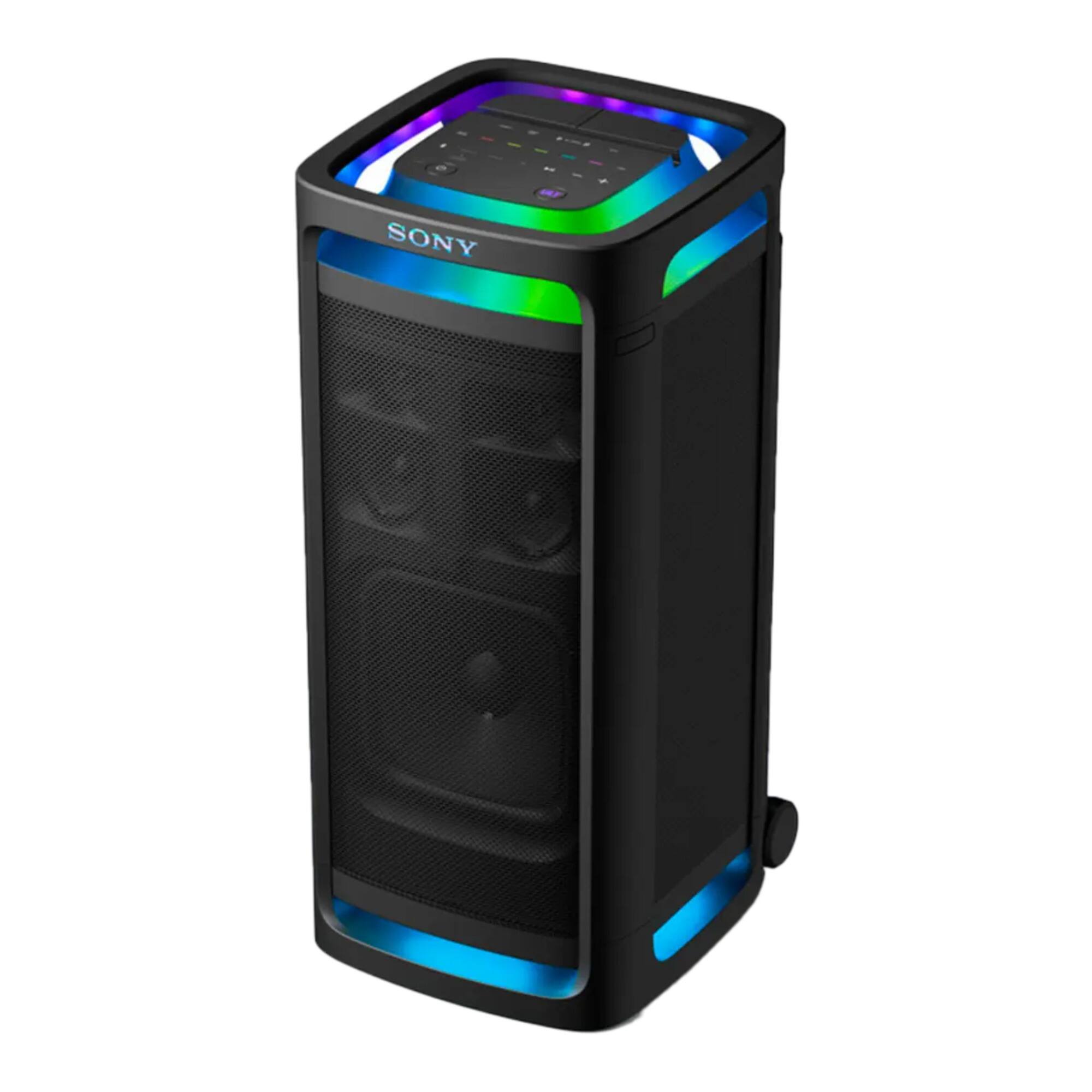 Left. Sony - Sony ULT TOWER 9 Wireless Party Speaker 360-Degree Sound (Black, 2-Pack) Bundle.