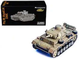 Germany Pz.Kpfw.III Ausf.N DAK Tank #124 "Tiger Insignia" 1942/43 "NEO Dragon Armor" 1/72 Plastic Model by Dragon Models