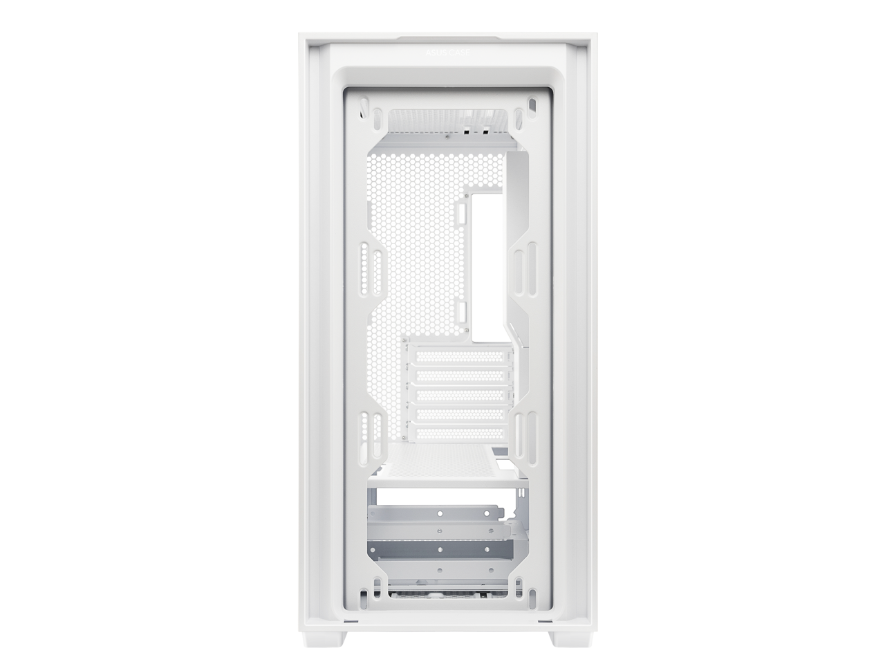 Alt View 7. ASUS - ASUS A21/WHT// Micro ATX Computer Case Steel / Plastic / Tempered Glass-White - White.