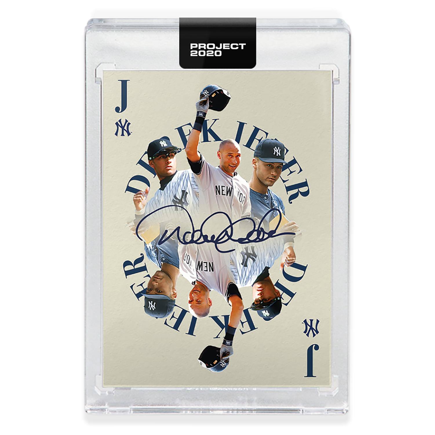 Topps - PROJECT 2020 Card 235 - 1993 Derek Jeter by Oldmanalan - Blue