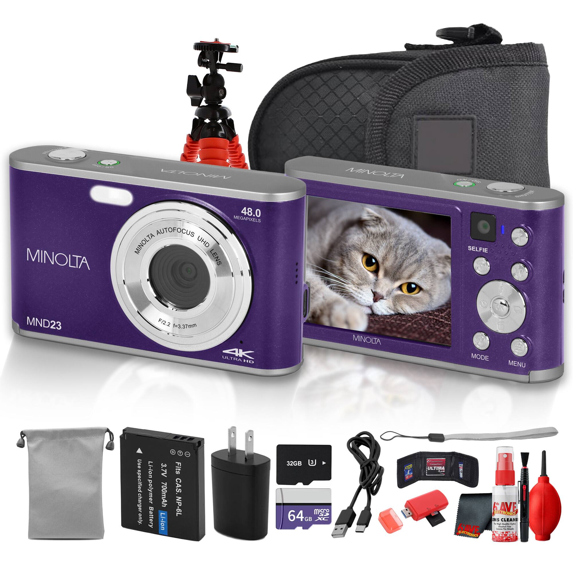 MINOLTA 48.0 MEGAPIXELS AUTOFOCUS UHD LENS SELFIE MND23 2.2-1-3.37mm LLIRA AK S.ES MINOLTA MODE MENU Uise SjuoJareyspayyyoade.eo specified charger Li-Ion polymer Battery 3.7V 700mAh Li-ion Fits CAS. NP-6L 32GB mPSO 64 a Gi XC ULTRA AVE R CLEARE - SAVE