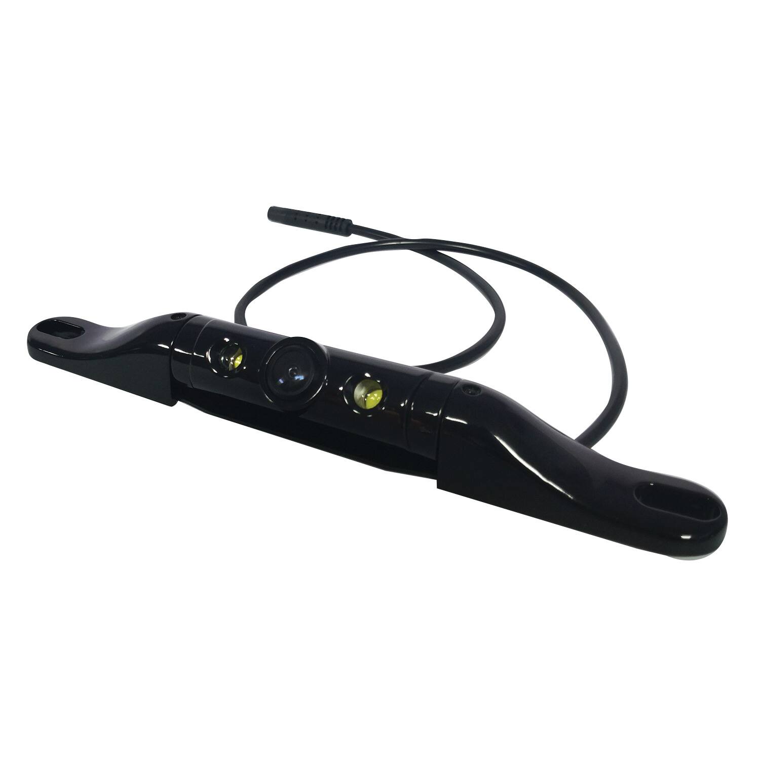 Left. BOYO - Boyo Vision Vtl422cls Vtl422cls Bar-type Short-length 170deg License Plate Camera With Leds - Black.