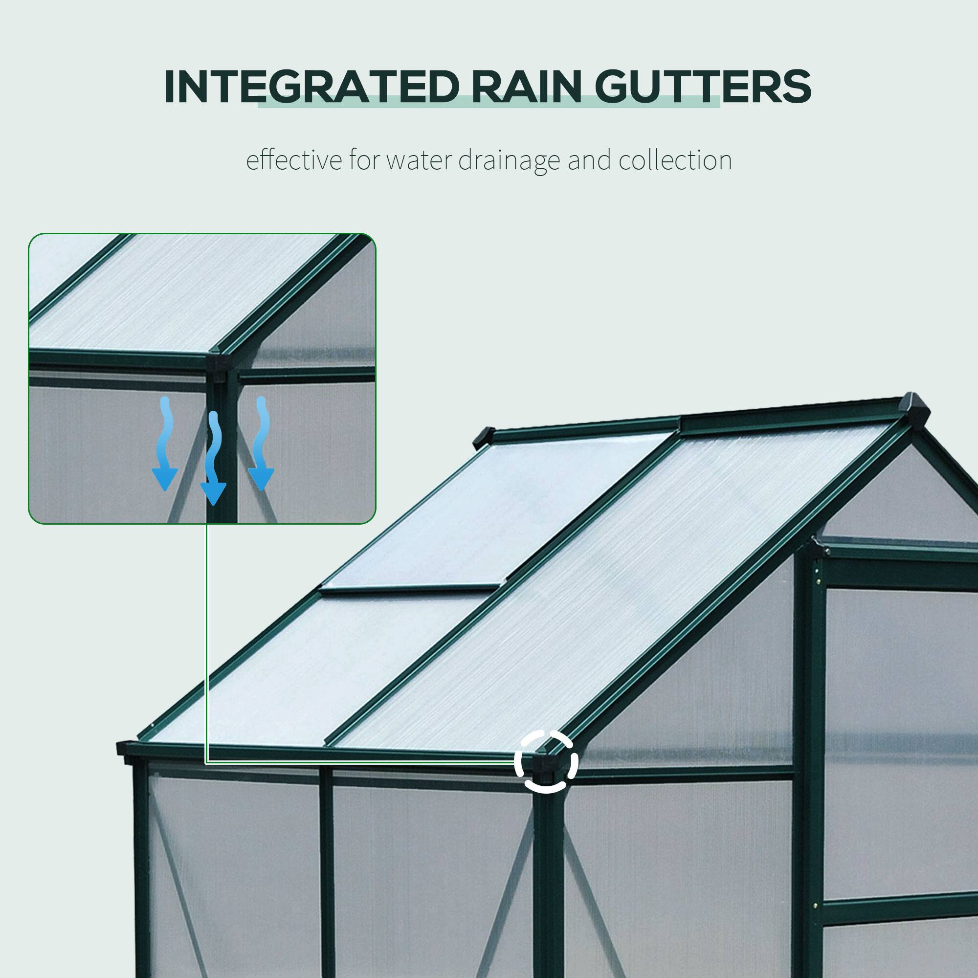 INTEGRATED RAIN GUTTERS
effective for water drainage and collection