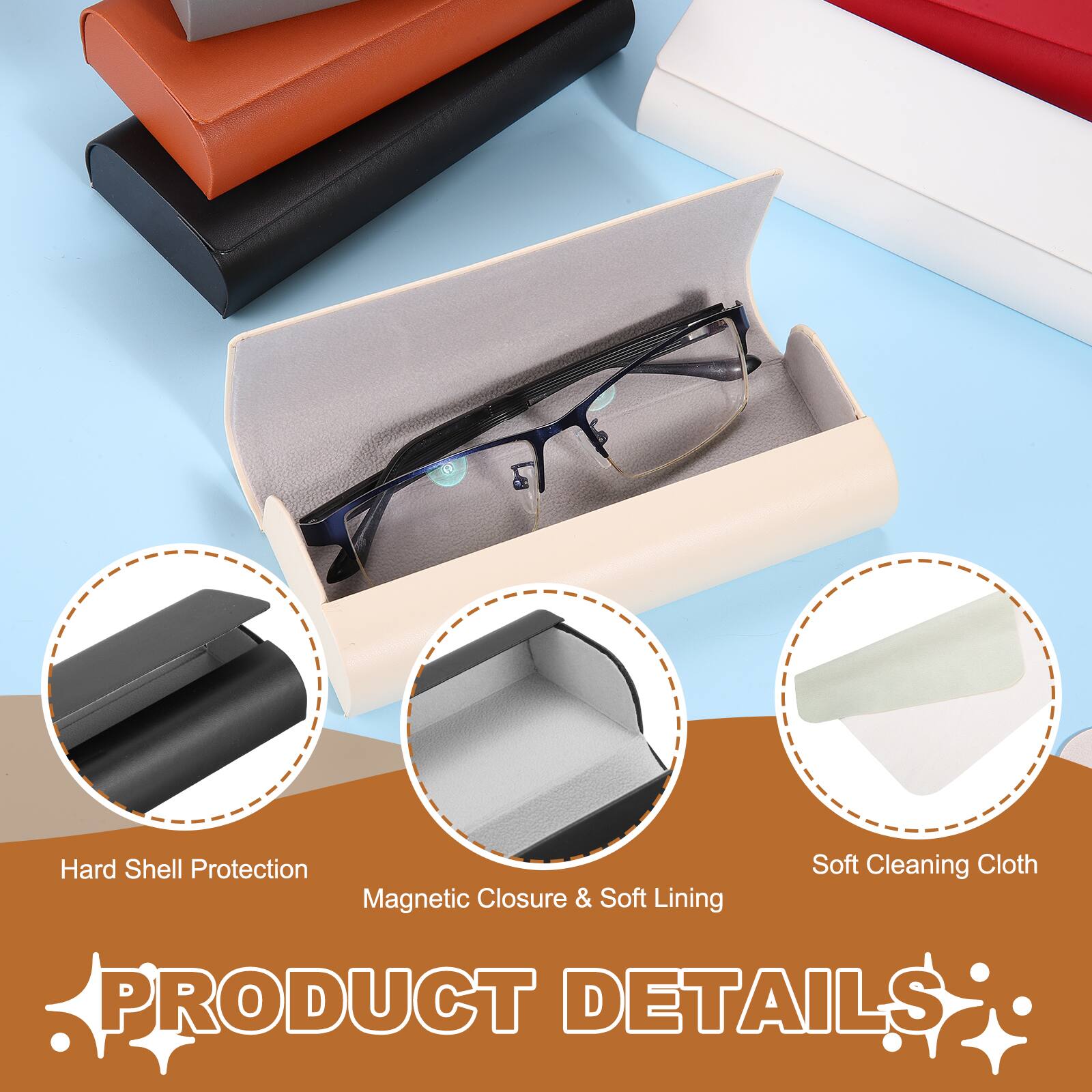 Hard Shell Protection  
Magnetic Closure & Soft Lining  
Soft Cleaning Cloth  

PRODUCT DETAILS